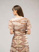 The Abby Set | Eco Brown Ikat