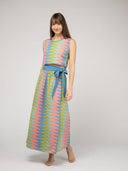 The Sullivan Skirt | Rainbow Bagru Triangle