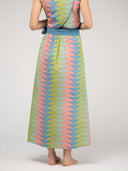 The Sullivan Skirt | Rainbow Bagru Triangle