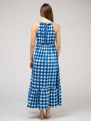 The Jenna Dress | Blue Check Block