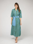 The Eloise Dress | Green Check Block