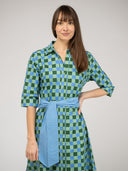 The Eloise Dress | Green Check Block