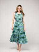 The Lina Dress | Green Check Block