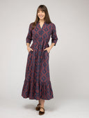 The Christie Dress | Navy Virginia Stripe