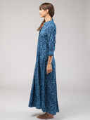SAMPLE | Aexa Dress | Navy Flore | Small
