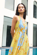 Beyond by Vera Dress Marina Dress in Sirens Sky