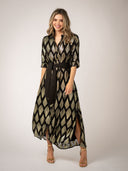 The Eloise Dress | Black Deco