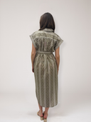 Jodie Midi Dress in Fiona Truffle