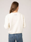 White Nantucket Anchor Crewneck Sweatshirt