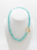 18 Inch Turquoise Gem Necklace