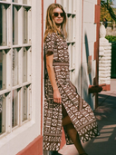 Amira Shirt Dress in Nari Cacao