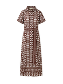 Amira Shirt Dress in Nari Cacao