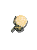 Hydrangea Claw Hair Clip in White