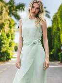 Tibi Dress in Mint Organza