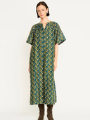 Somerset Dress in Verdant Cattail