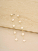Dripping Pearl Delicate Drop Earrings