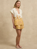 Kora Short in Brocade Apricot