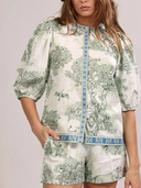 Africa Green Balloon Shirt