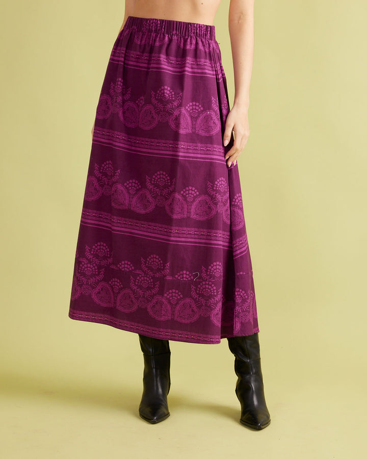 Marisol Skirt in Garden Motif
