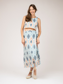The Sarong Skirt + Beach Tank Set | Sundown Ikat