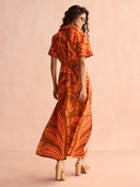 Amira Shirt Dress in Naia Terracotta