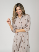 The Alexa Dress | Brown Stripe