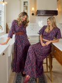The Christie Dress | Navy Virginia Stripe