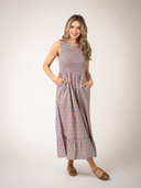 The Margot Dress | Red Scallop