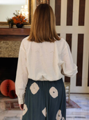 Beth Eyelet Blouse in Ecru