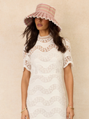 Pink Beach | Island Capri Hat Maxi