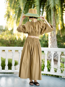 Newport Top in Khaki