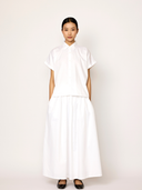 Relaxed Short Sleeve Shirt in White