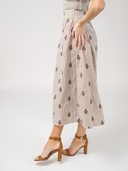 The Abby Top + Markey Skirt | Brown Stripe