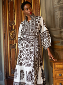 SUE SARTOR Flounce in Espresso Vintage Lily