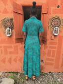 Feyi Dress in Turquoise