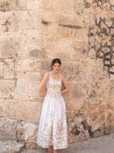 Emilia Dress in Orange Cream