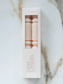 Geometric Taper Candles in Neutral