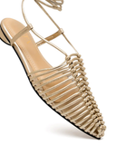 Letha Gold Sandals
