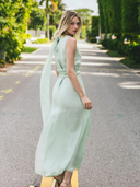 Tibi Dress in Mint Organza