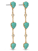 Turquoise Solstice Dangle Earrings