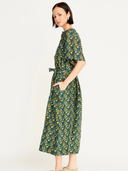 Somerset Dress in Verdant Cattail
