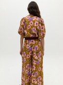 Culotte Linen Pants in Marly Print