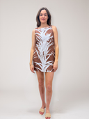 Classic Mini Shift in Brown Pineapple