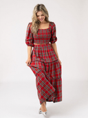 The Abby Skirt in Holiday Plaid
