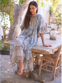Sylvie Cotton Maxi Tunic Dress