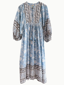 Sylvie Cotton Maxi Tunic Dress