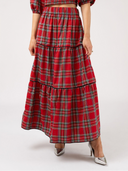 The Abby Skirt in Holiday Plaid