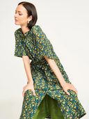 Somerset Dress in Verdant Cattail