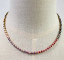 Muberry Pearl Jen Dainty Semi Precious Rondelle Necklace