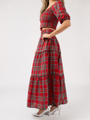 The Abby Skirt in Holiday Plaid
